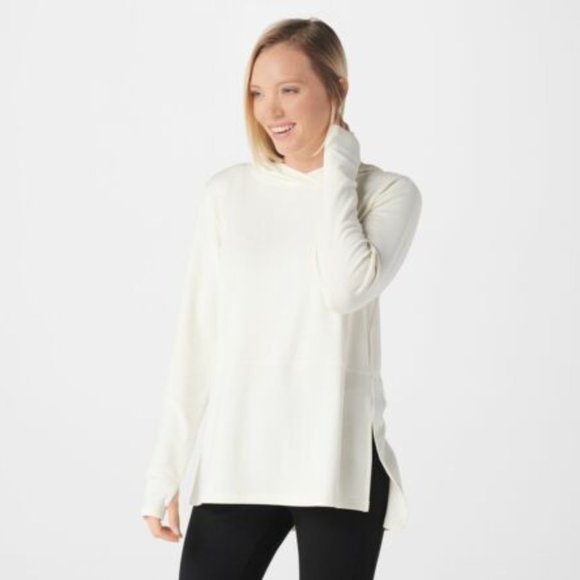 AnyBody Tops - NWOT - Women's Plush Terry Pull-Over Hoodie